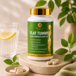 Flacon Flat Tummy Minceur by Dydy, complément alimentaire ventre plat de 60 gélules