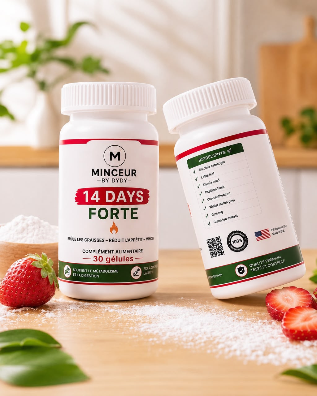 Boîte 14 Days Forte Minceur by Dydy vue de face, cure minceur d'une gélule par jour